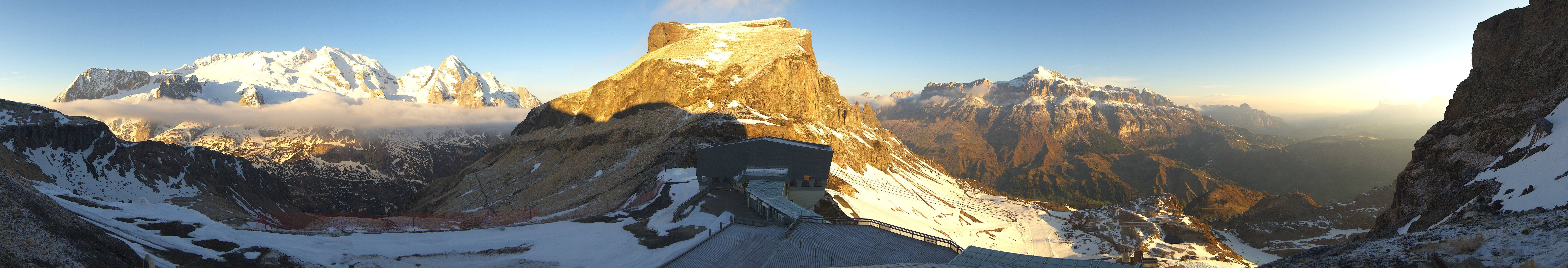 Archiv Foto Webcam Rundblick Arabba