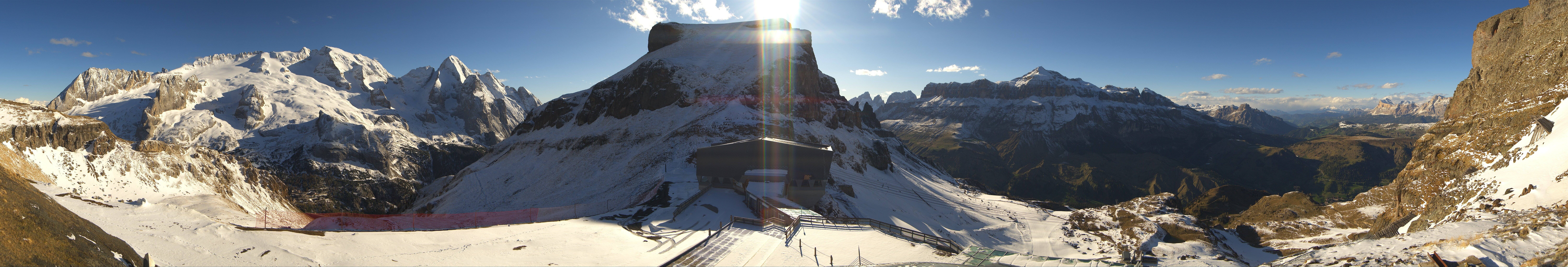 Archiv Foto Webcam Rundblick Arabba