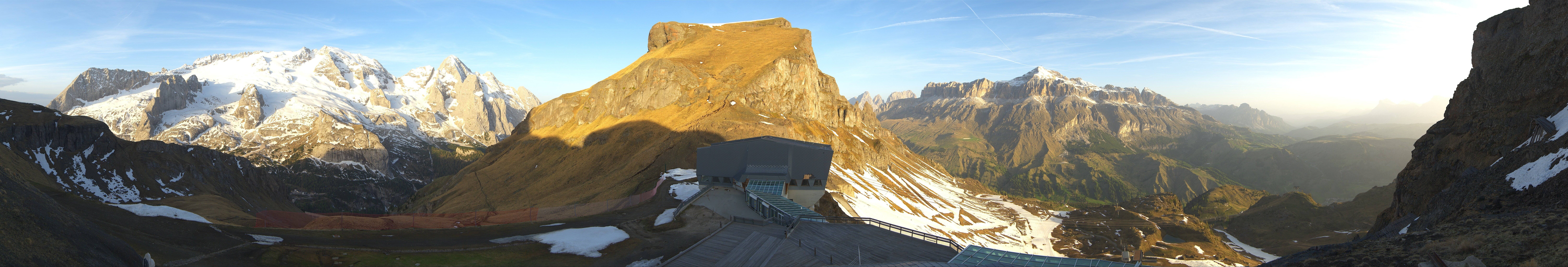 Archiv Foto Webcam Rundblick Arabba