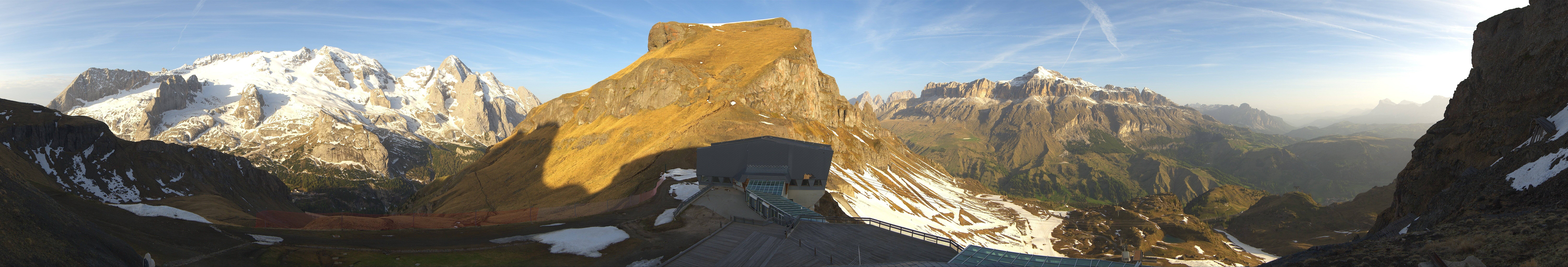 Archiv Foto Webcam Rundblick Arabba