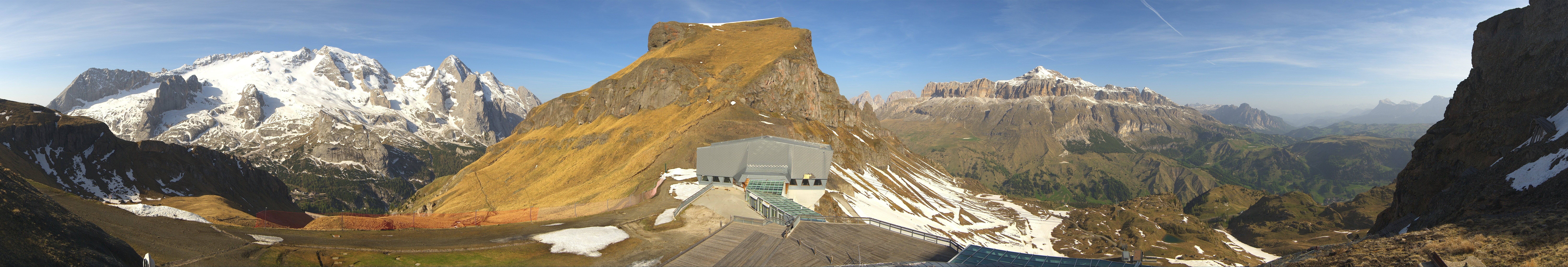 Archiv Foto Webcam Rundblick Arabba