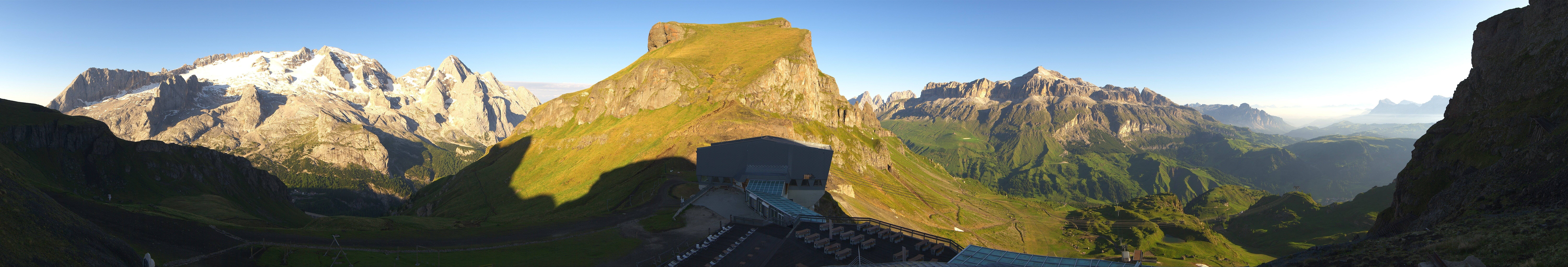 Archiv Foto Webcam Rundblick Arabba
