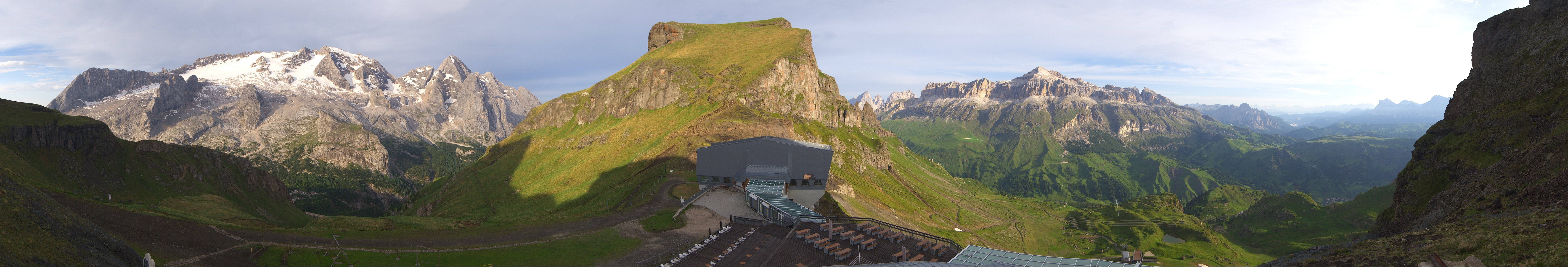 Archiv Foto Webcam Rundblick Arabba