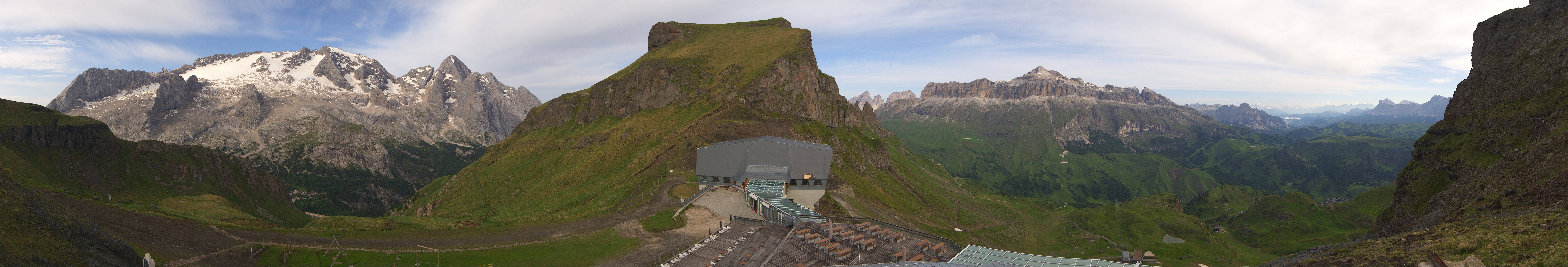 Archiv Foto Webcam Rundblick Arabba