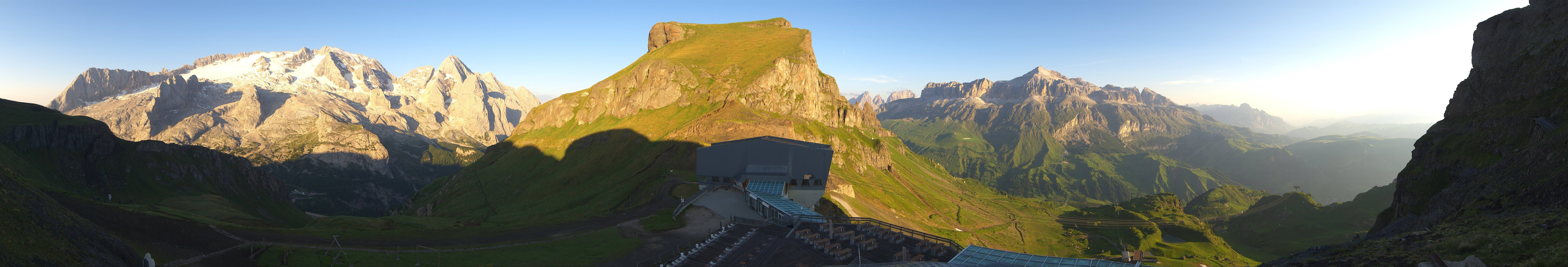 Archiv Foto Webcam Rundblick Arabba
