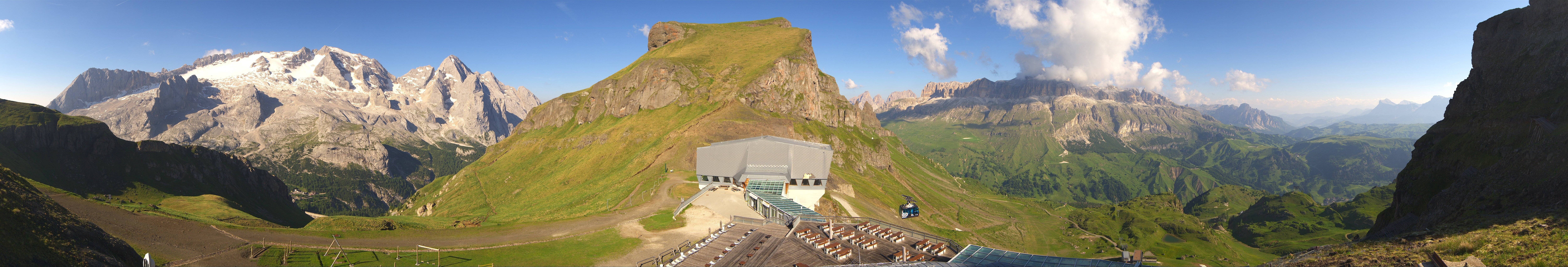 Archiv Foto Webcam Rundblick Arabba