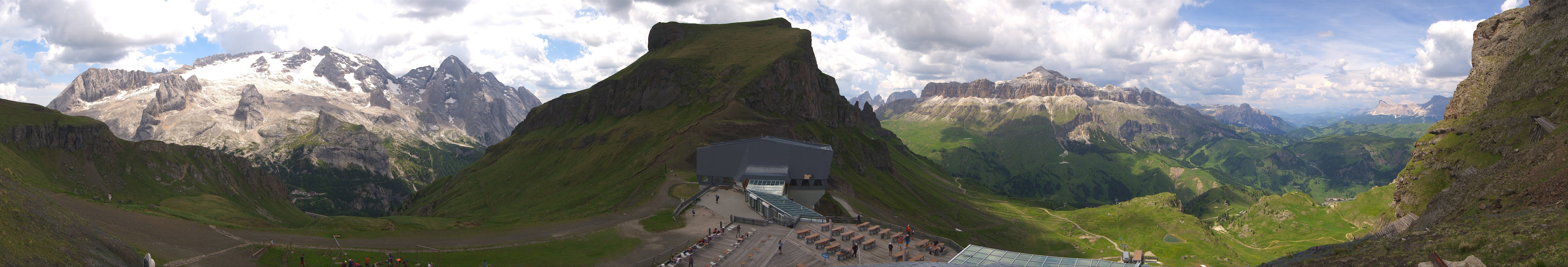 Archiv Foto Webcam Rundblick Arabba