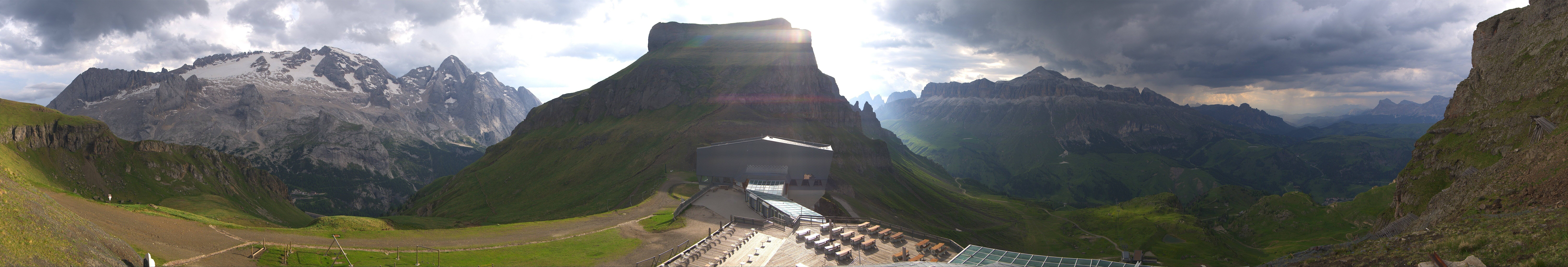 Archiv Foto Webcam Rundblick Arabba