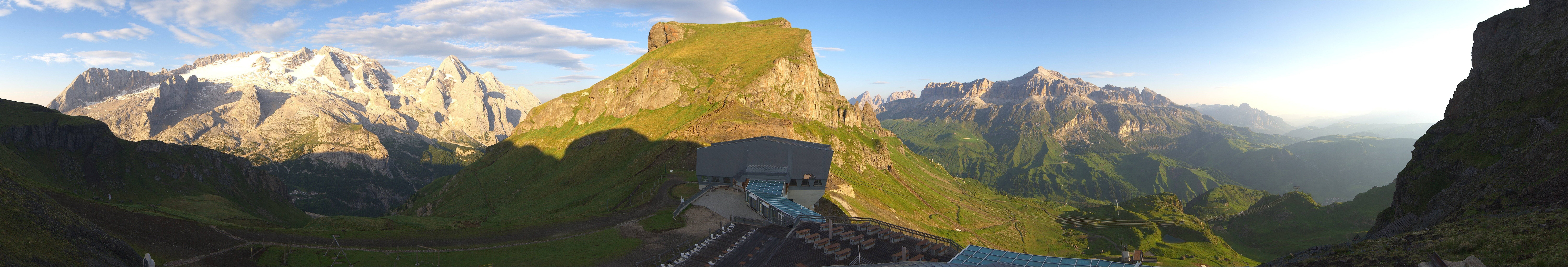 Archiv Foto Webcam Rundblick Arabba