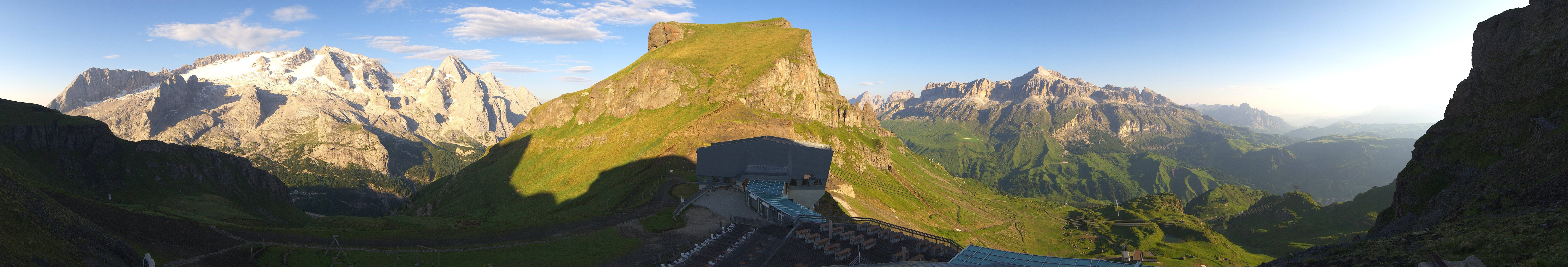 Archiv Foto Webcam Rundblick Arabba