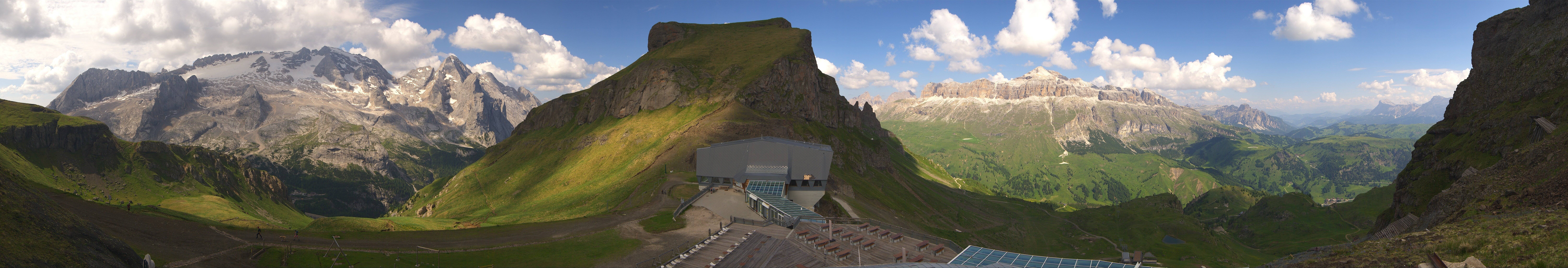 Archiv Foto Webcam Rundblick Arabba