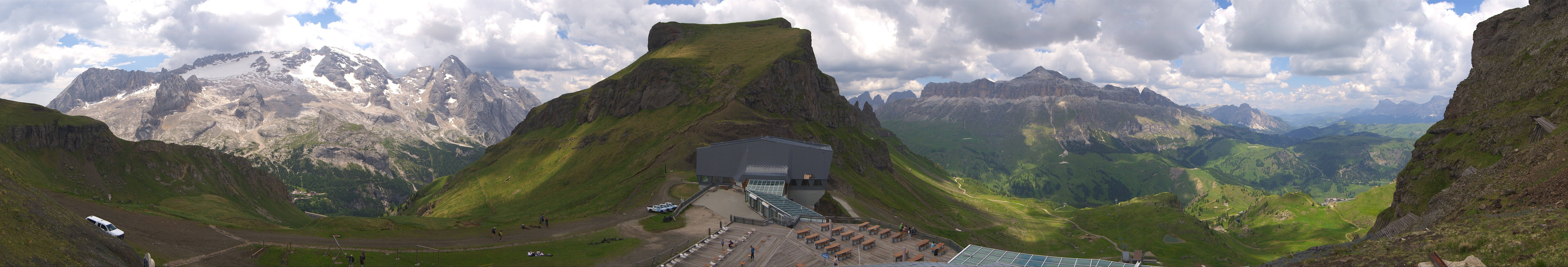 Archiv Foto Webcam Rundblick Arabba