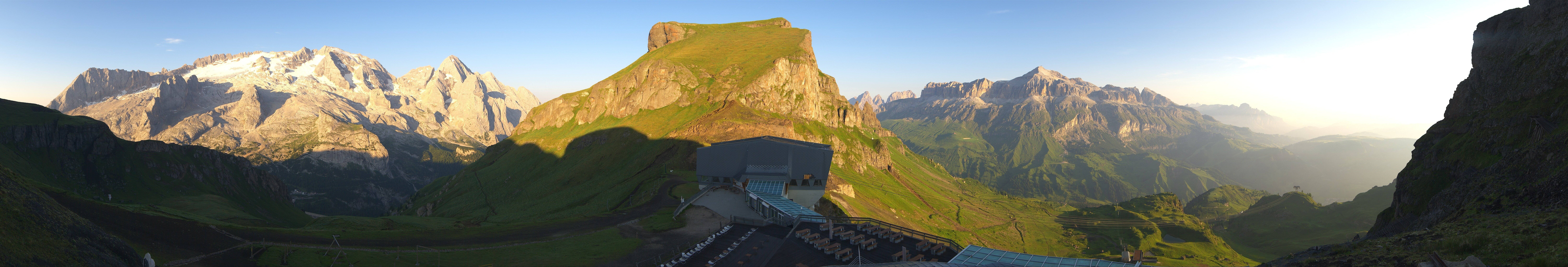 Archiv Foto Webcam Rundblick Arabba