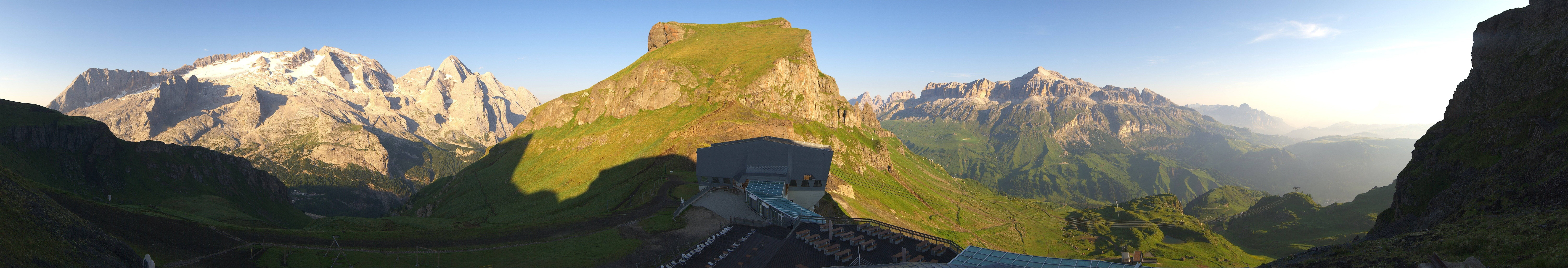 Archiv Foto Webcam Rundblick Arabba