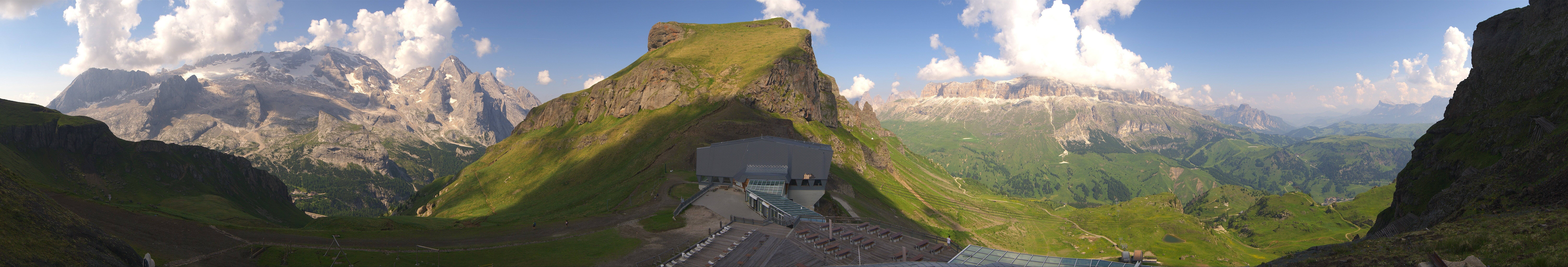 Archiv Foto Webcam Rundblick Arabba