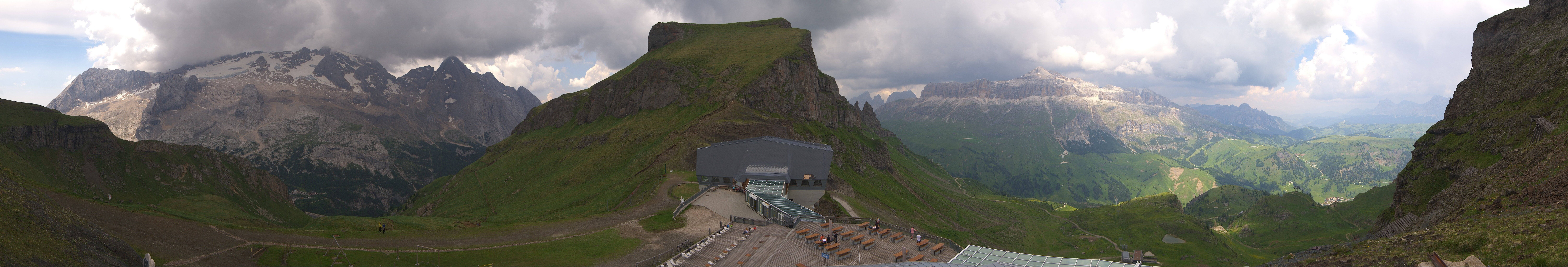 Archiv Foto Webcam Rundblick Arabba