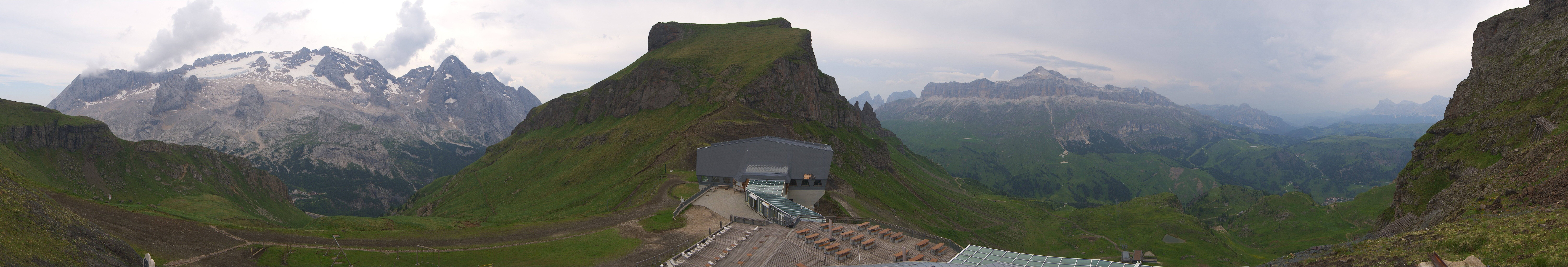 Archiv Foto Webcam Rundblick Arabba