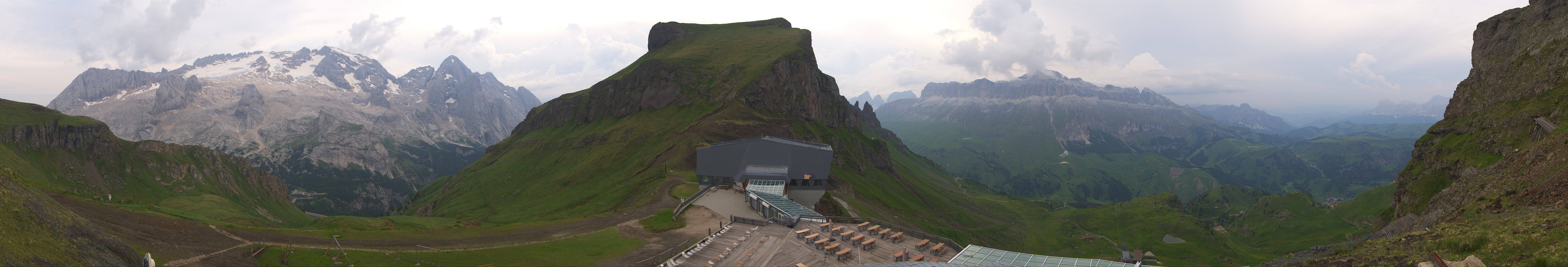Archiv Foto Webcam Rundblick Arabba
