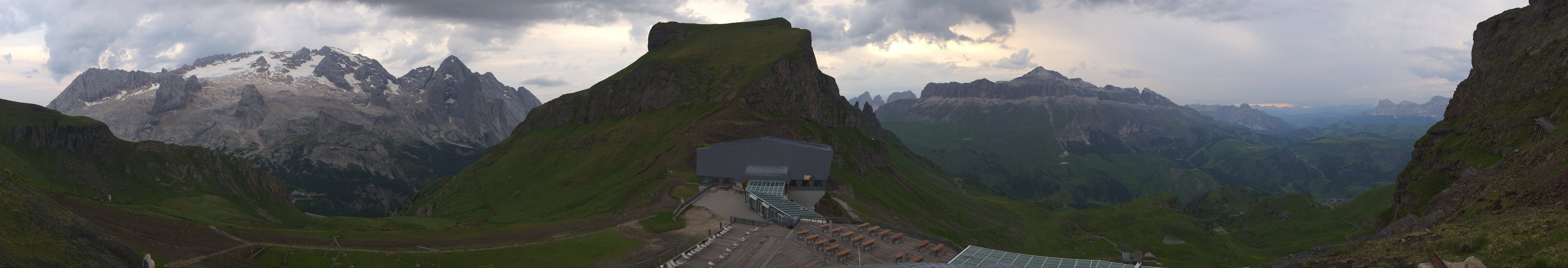 Archiv Foto Webcam Rundblick Arabba
