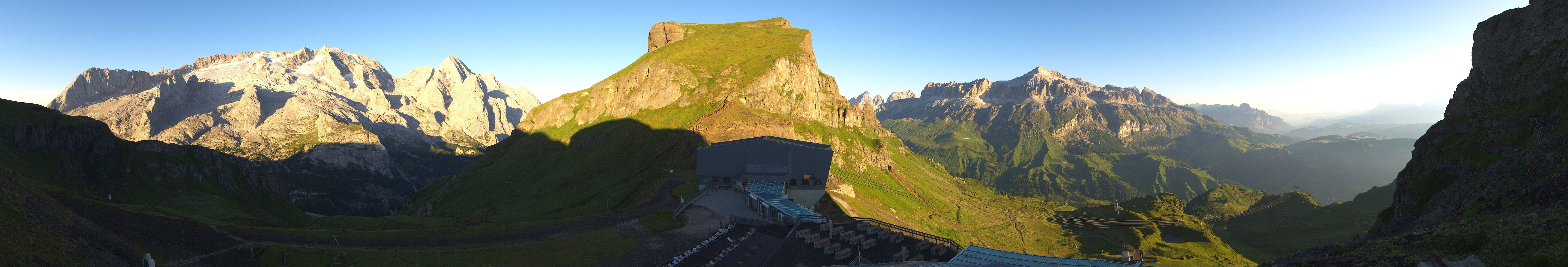 Archiv Foto Webcam Rundblick Arabba