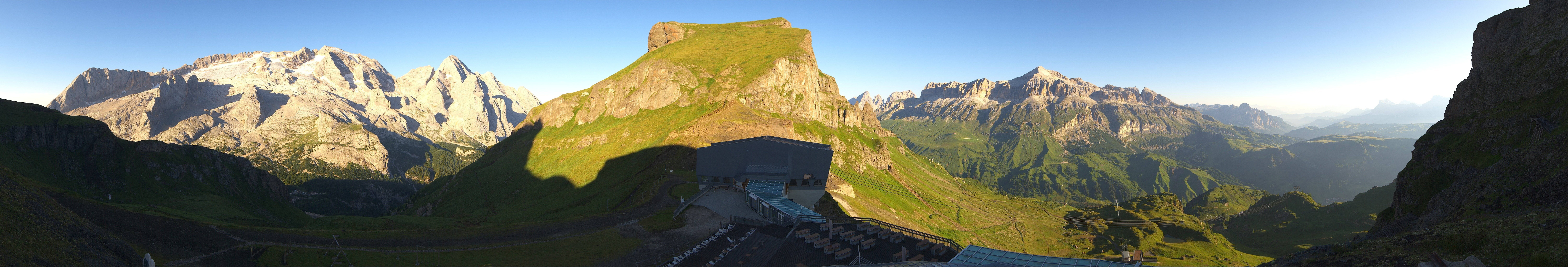 Archiv Foto Webcam Rundblick Arabba