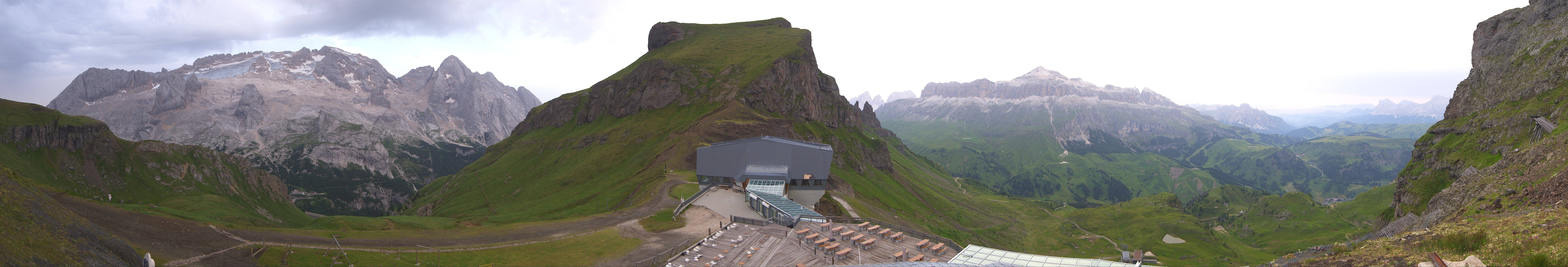 Archiv Foto Webcam Rundblick Arabba