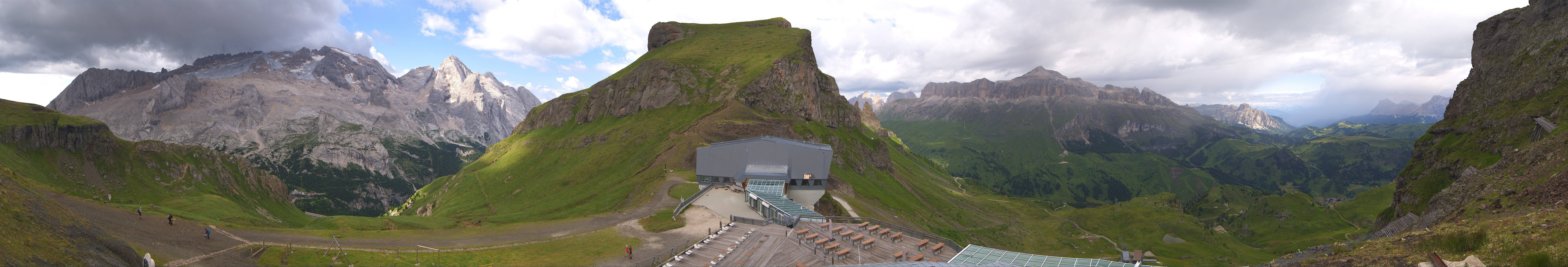 Archiv Foto Webcam Rundblick Arabba