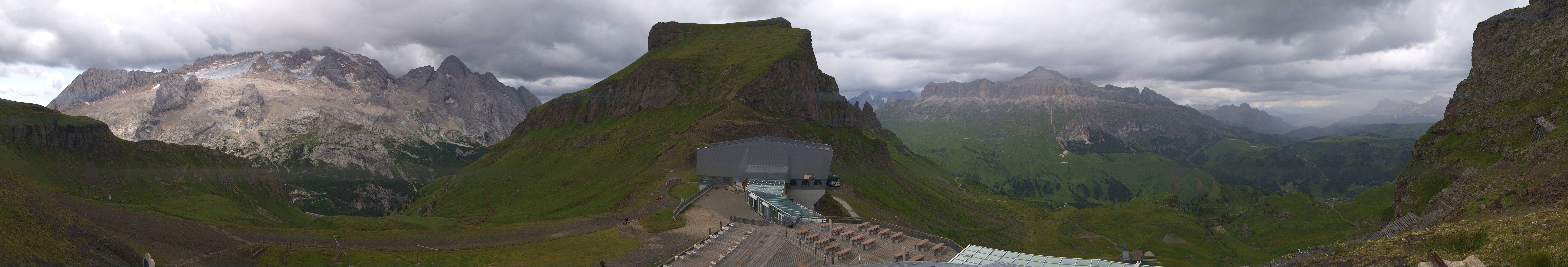 Archiv Foto Webcam Rundblick Arabba