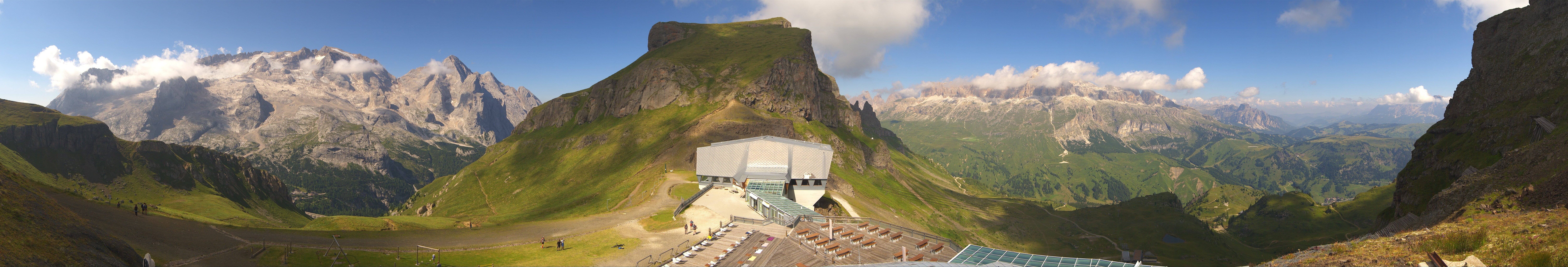 Archiv Foto Webcam Rundblick Arabba