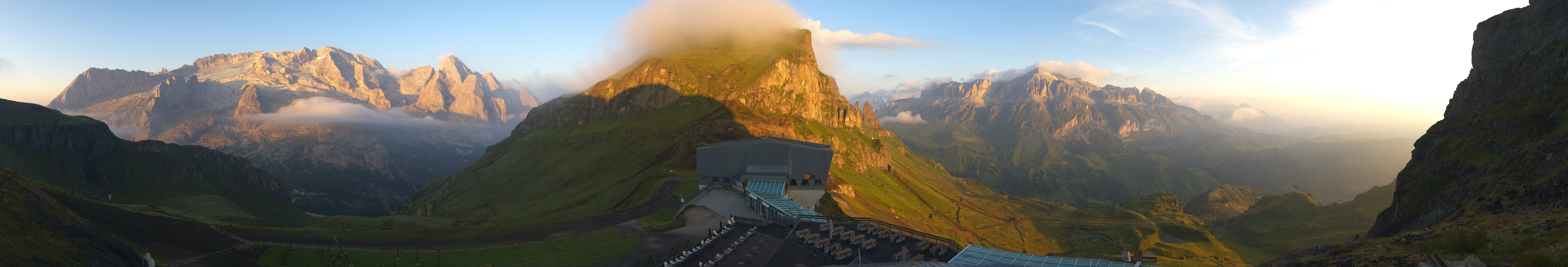 Archiv Foto Webcam Rundblick Arabba