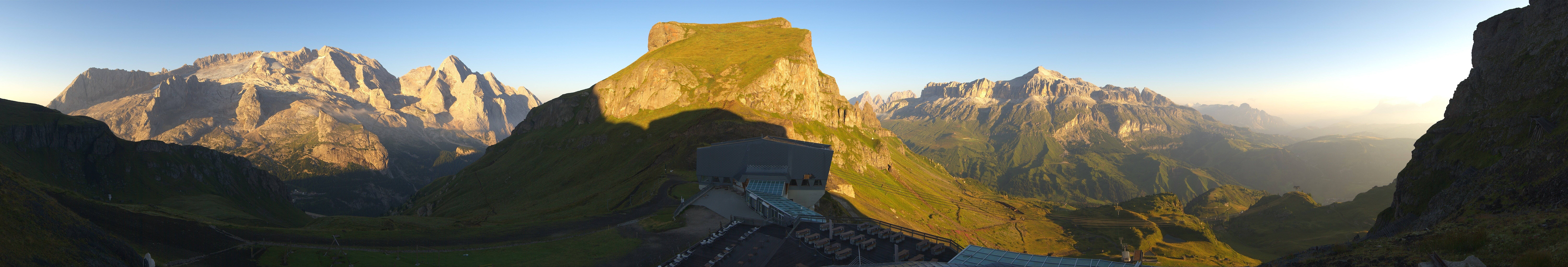 Archiv Foto Webcam Rundblick Arabba