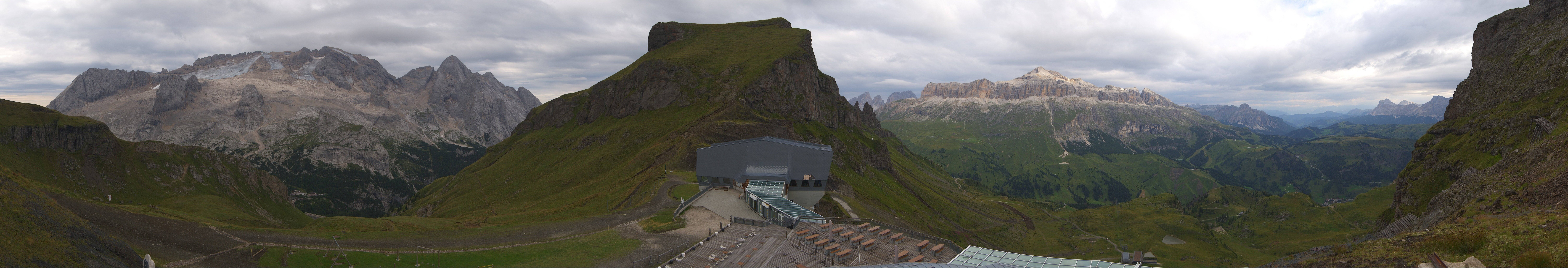 Archiv Foto Webcam Rundblick Arabba