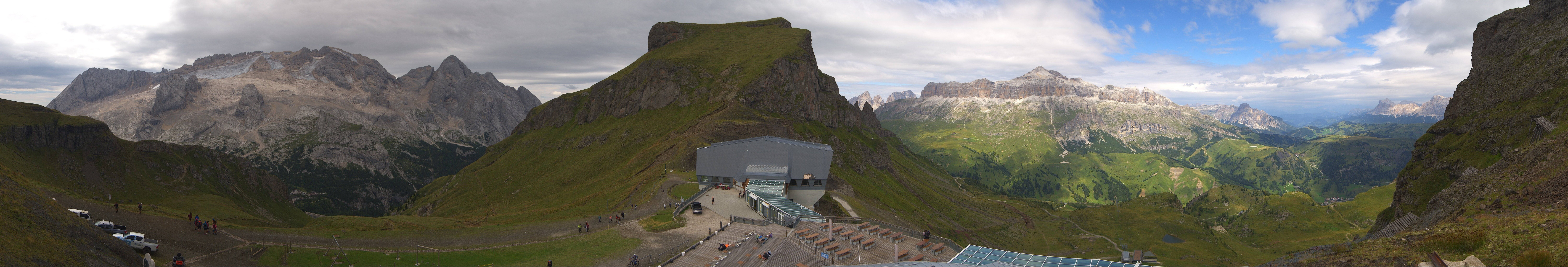 Archiv Foto Webcam Rundblick Arabba