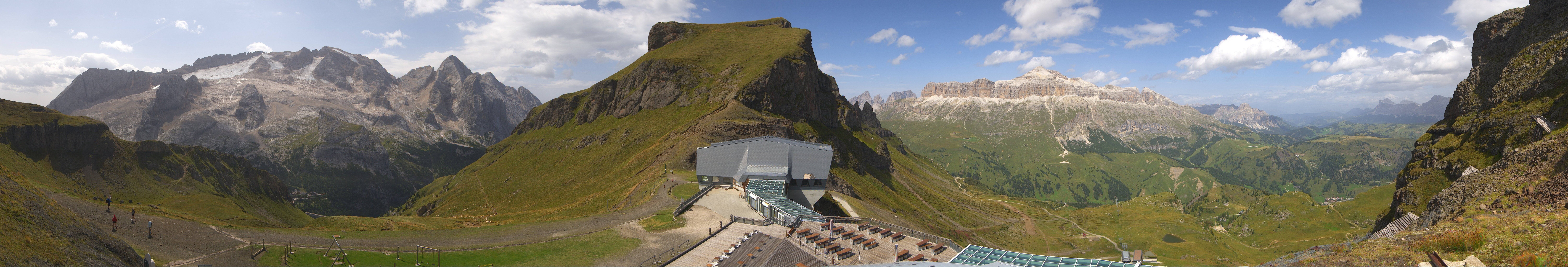 Archiv Foto Webcam Rundblick Arabba