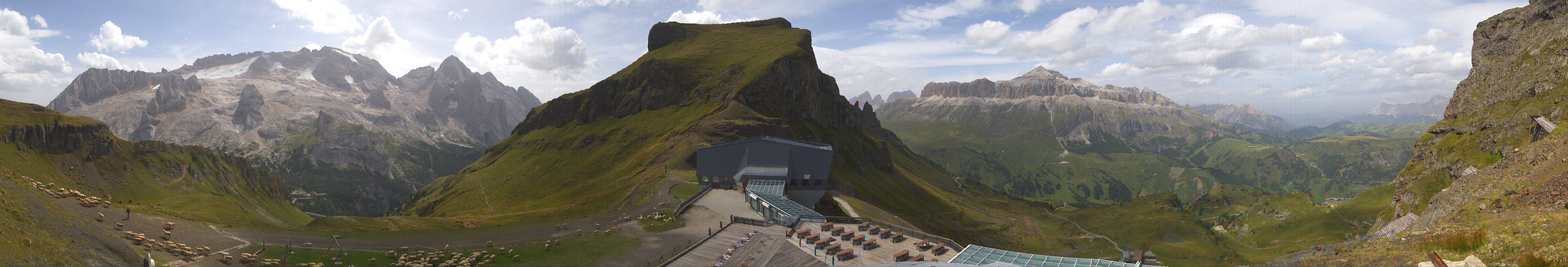 Archiv Foto Webcam Rundblick Arabba