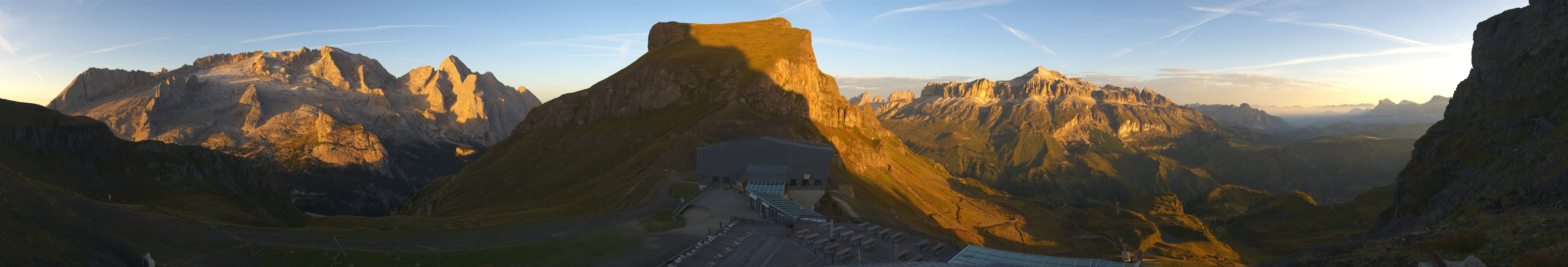 Archiv Foto Webcam Rundblick Arabba