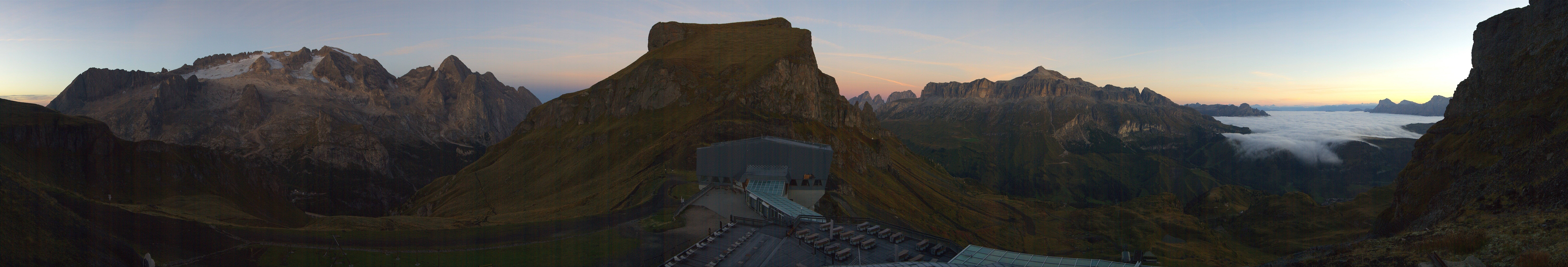 Archiv Foto Webcam Rundblick Arabba