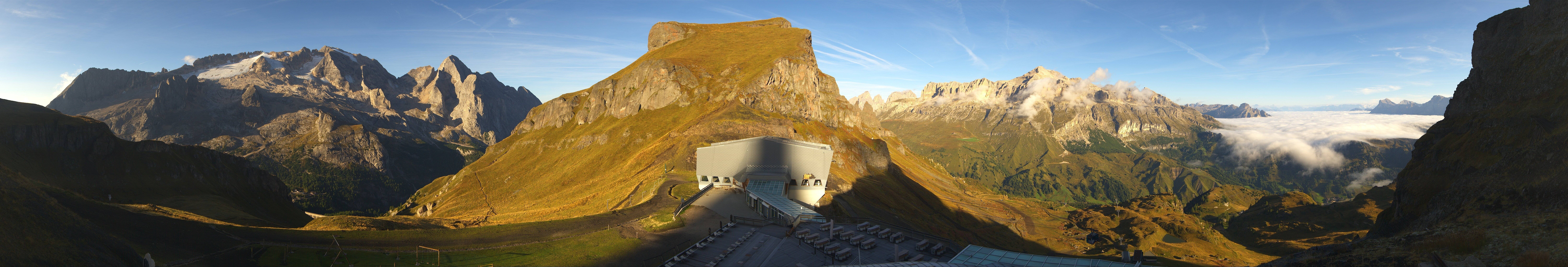Archiv Foto Webcam Rundblick Arabba
