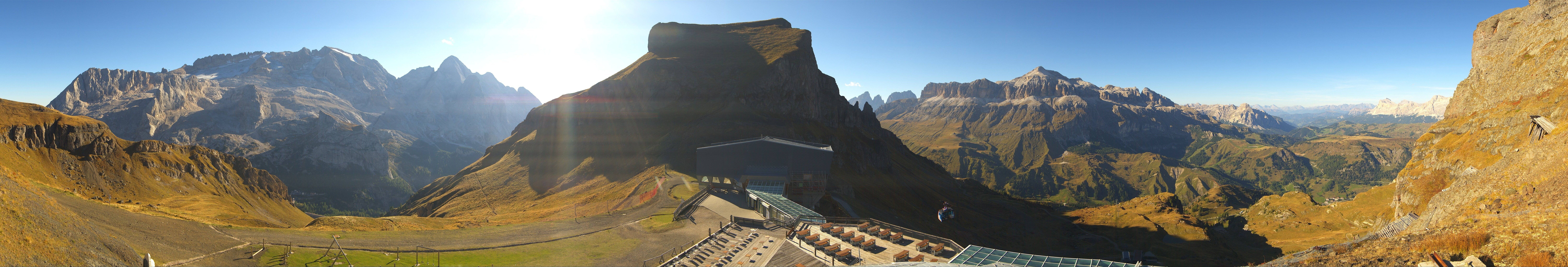 Archiv Foto Webcam Rundblick Arabba