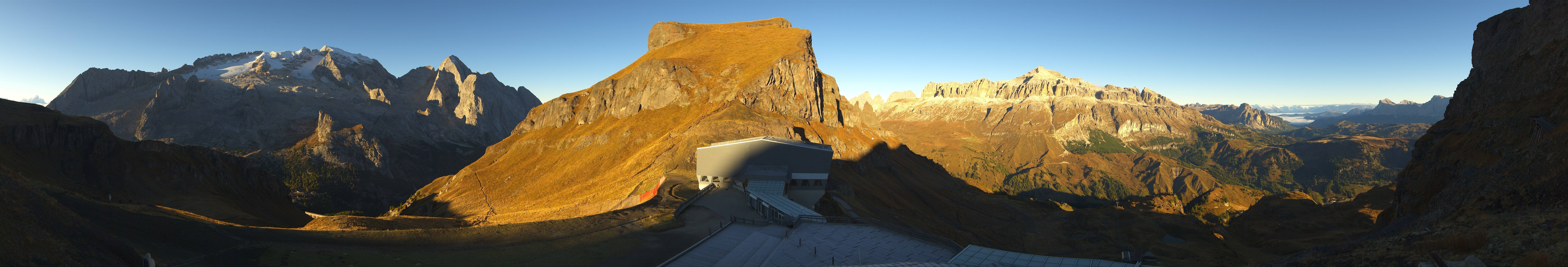 Archiv Foto Webcam Rundblick Arabba