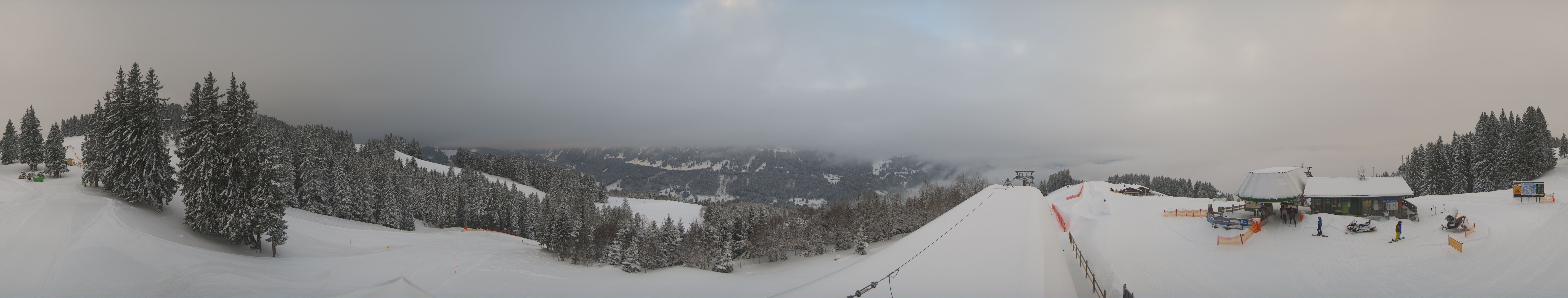 Archiv Foto Webcam Ofterschwanger Horn, Panoramablick