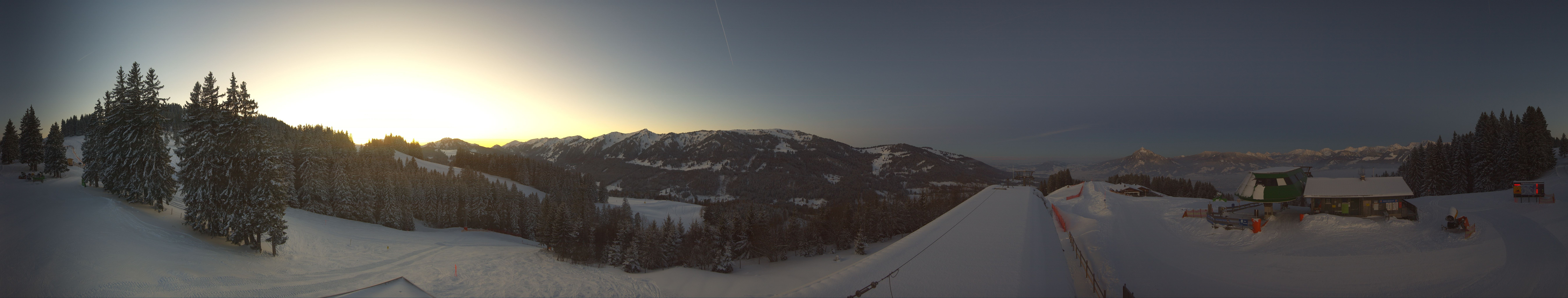 Archiv Foto Webcam Ofterschwanger Horn, Panoramablick