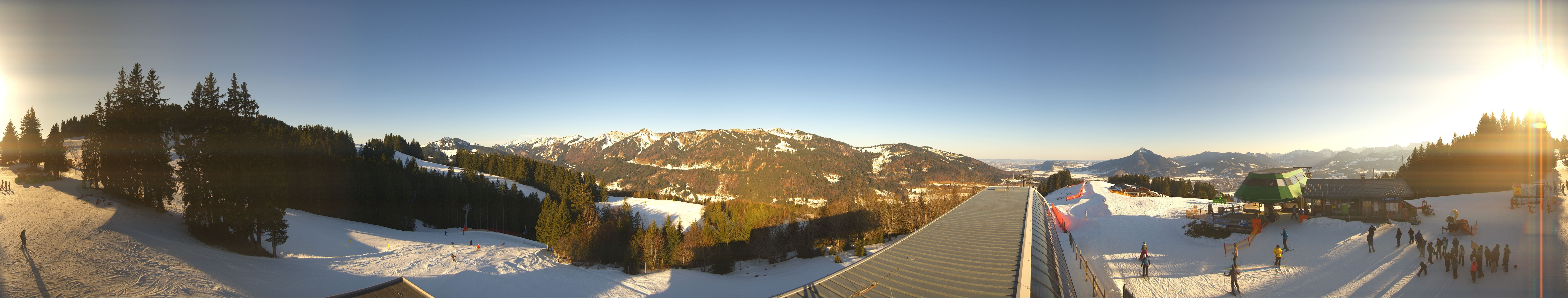 Archiv Foto Webcam Ofterschwanger Horn, Panoramablick