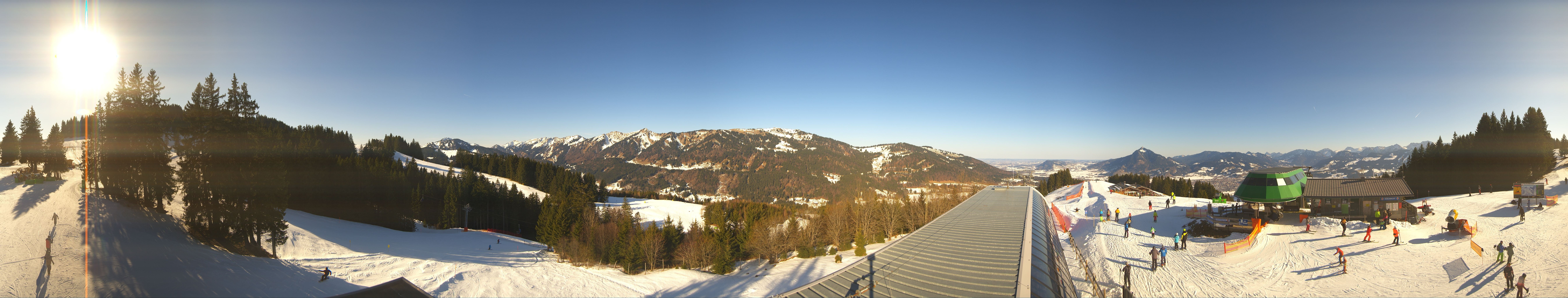 Archiv Foto Webcam Ofterschwanger Horn, Panoramablick