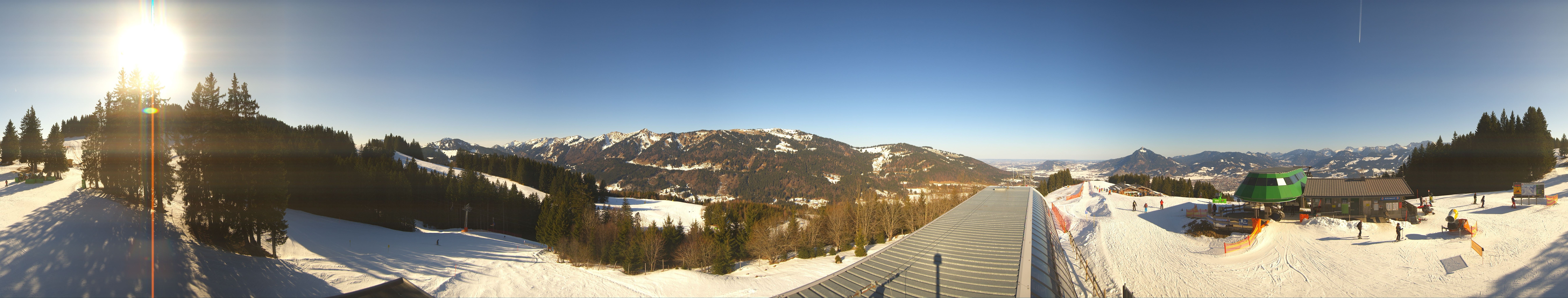 Archiv Foto Webcam Ofterschwanger Horn, Panoramablick