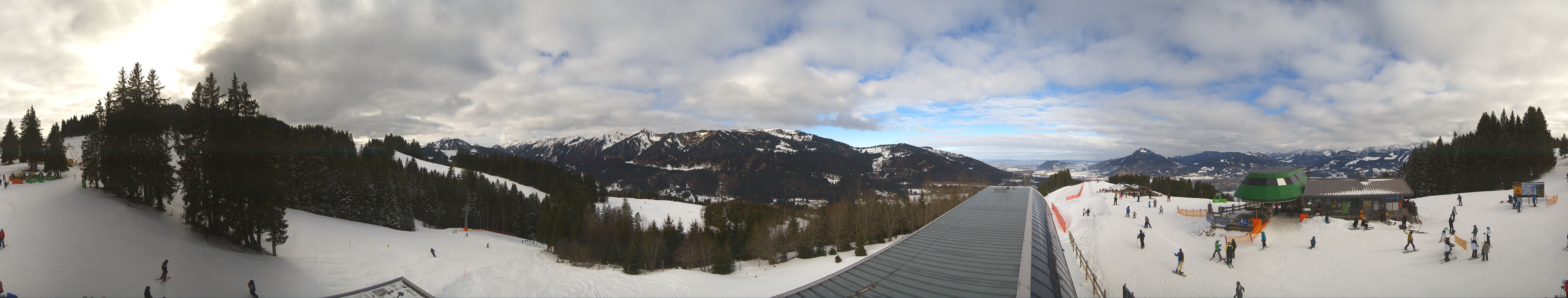 Archiv Foto Webcam Ofterschwanger Horn, Panoramablick