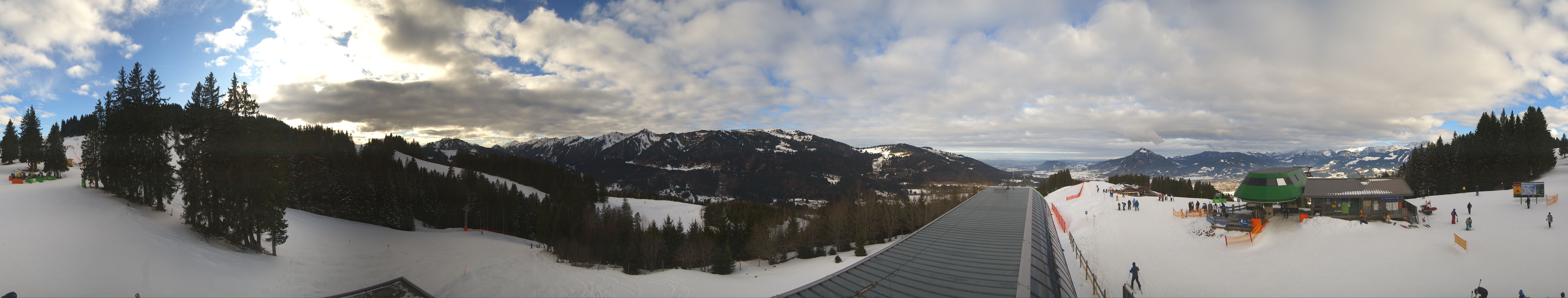 Archiv Foto Webcam Ofterschwanger Horn, Panoramablick