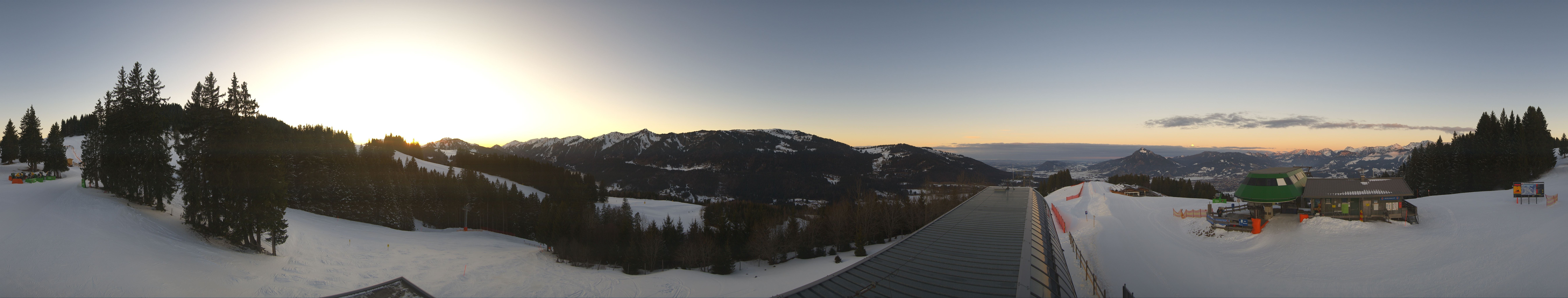 Archiv Foto Webcam Ofterschwanger Horn, Panoramablick