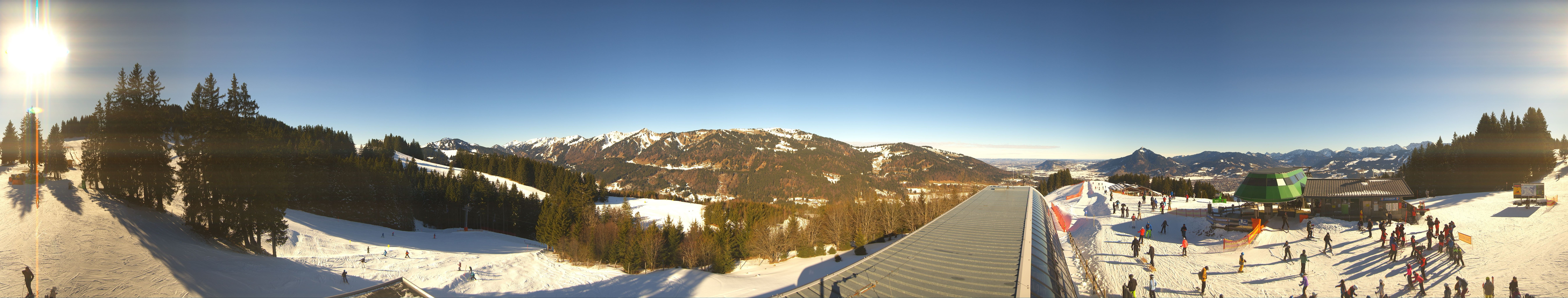 Archiv Foto Webcam Ofterschwanger Horn, Panoramablick