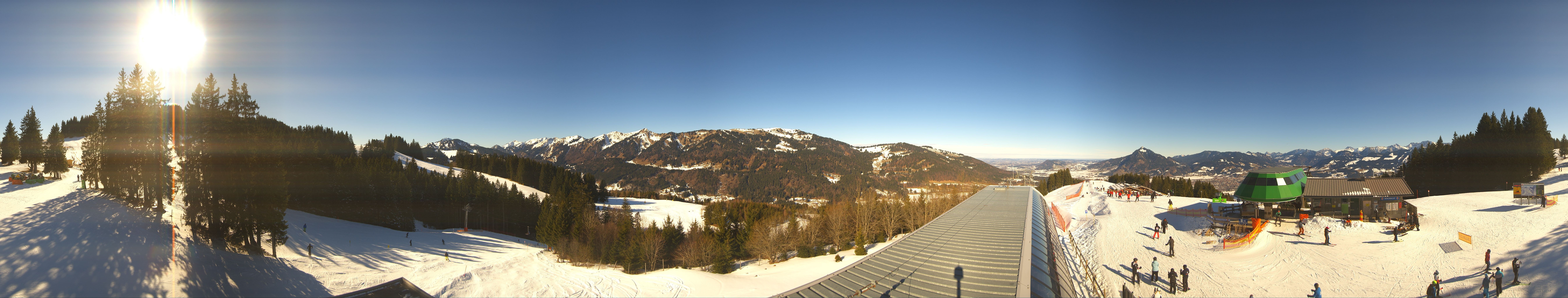 Archiv Foto Webcam Ofterschwanger Horn, Panoramablick